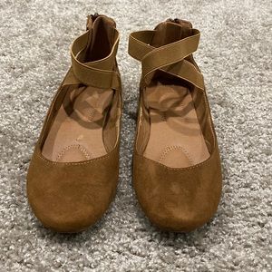 3 FOR $20 Suede Tan/Brown Flats
